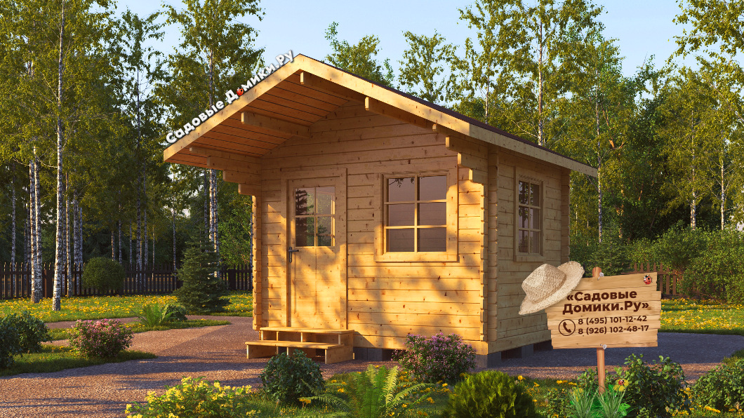 Однокомнатный домик 3х2,5 метра