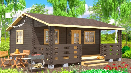 Проект Дачник Макси - дом 6х6 м