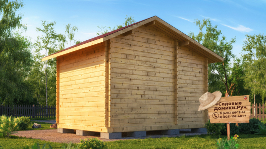 Дачная бытовка 4 на 3 метра.