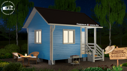 Каркасный дом 5 на 4 метра