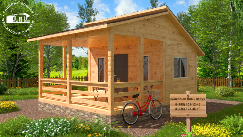 Садовая таверна с открытой террасой