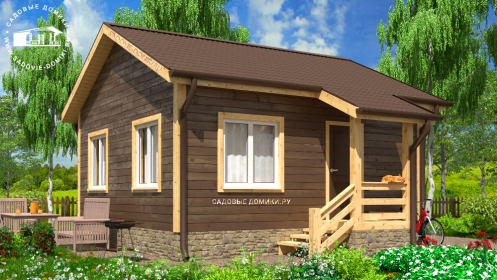 Загородный дом из бруса