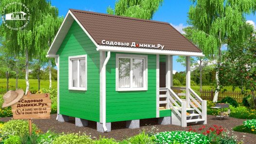 Мини домик 4,5х3 для зимнего отдыха
