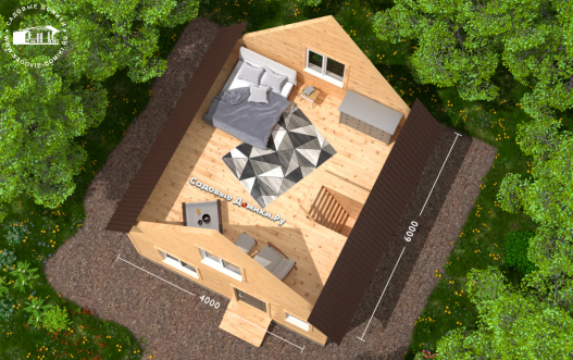 План 2 этажа: спальня или комната отдыха