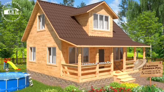 Дом 8х8 со вторым этажом