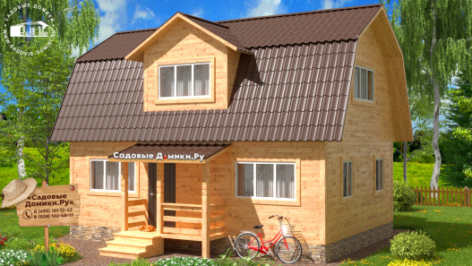 Дом 9х6 с мансардой