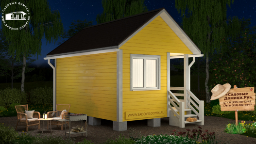 Маленький утепленный домик 4х5