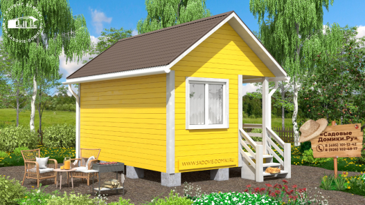 Дачный домик 4 на 5 метра