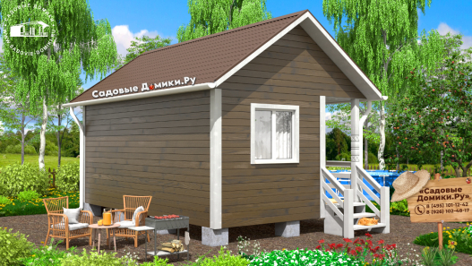 Дачный дом 4 на 6 метра