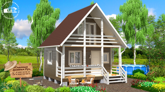 Дом 6х5,5 с мансардой