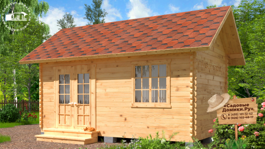 Бытовка 5 на 3 метра из мини-бруса