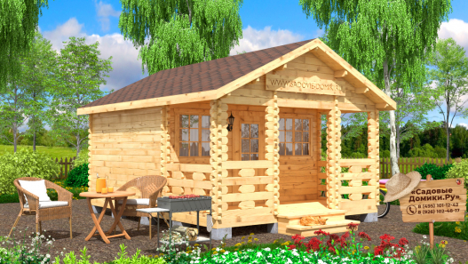 Дачный домик 4х5 метров