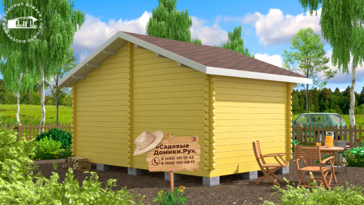 Бытовка 5х3 с двумя одинаковыми помещениями