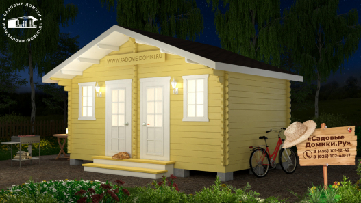 Двухсекционный хозблок 5х3 с двумя отдельными входами