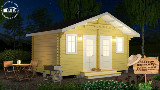 Дачный домик 5х3 с 2 комнатами