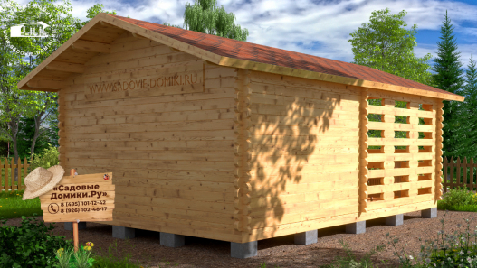 Проект летней кухни 4х3 с беседкой 4х3