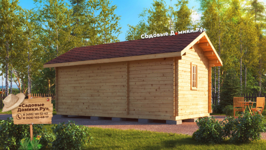 Летняя кухня - вид сзади