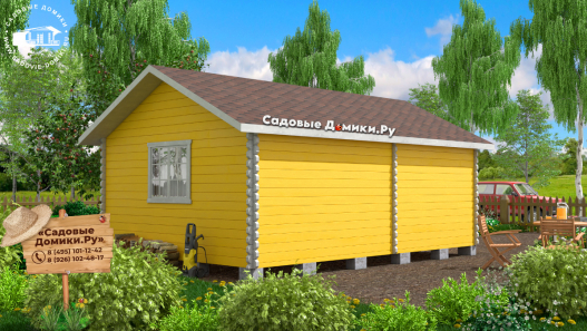 Дом 4х6 из мини-бруса