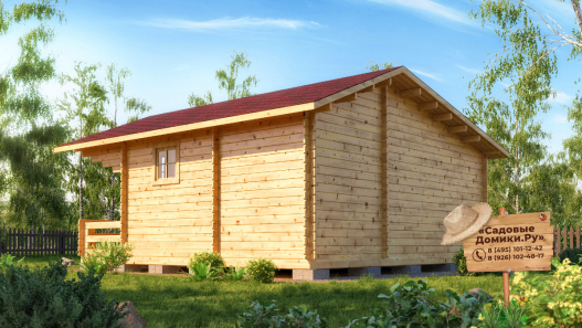 Фото садового домика 6х6