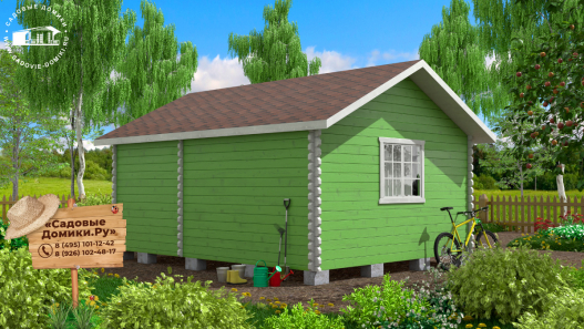 Деревянный домик 5 на 4 м