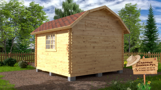 Дом 4х4 из мини-бруса