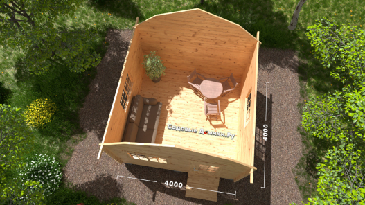 Планировка дачного дома 4х4